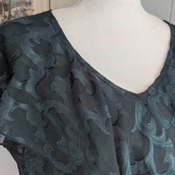 VTG Victoria's Secret Gold Label Sheer Nightgown S - Picture 3 of 8